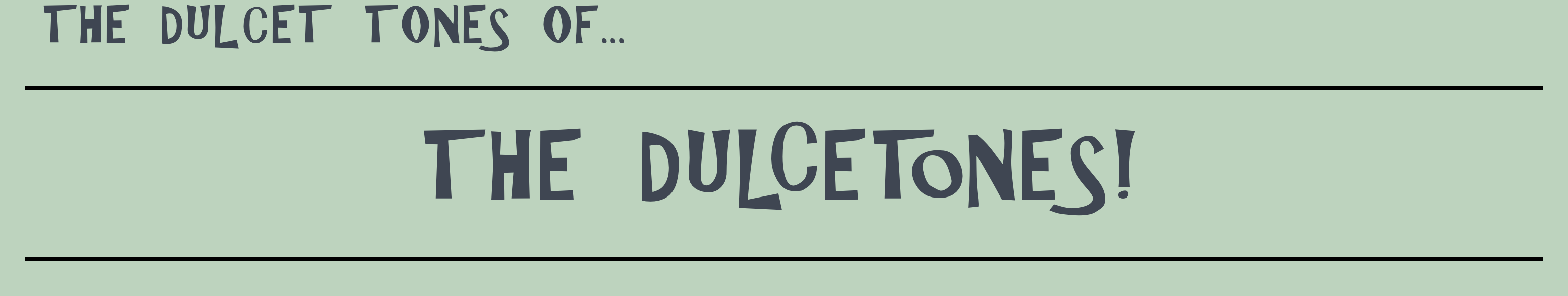 dulcetones banner